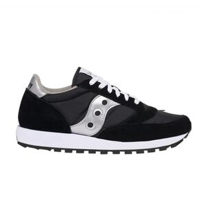 Saucony Jazz Original Black and Silver Suede Sneakers